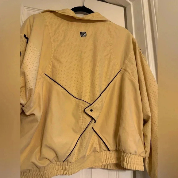 Jamie Sadock Full Zip Up Jackets Long Sleeve Yellow Women's Size Large - Picture 4 of 8